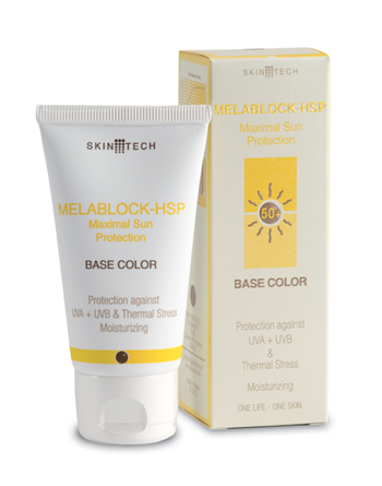 Skin Tech Melablock Base Color Скин Теч Солнцезащитный крем (крем-пудра)