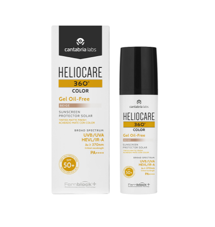Heliocare 360º Color Gel Oil-Free Beige Sunscreen Spf 50+ – Тональный солнцезащитный гель с Spf 50+ (Бежевый)