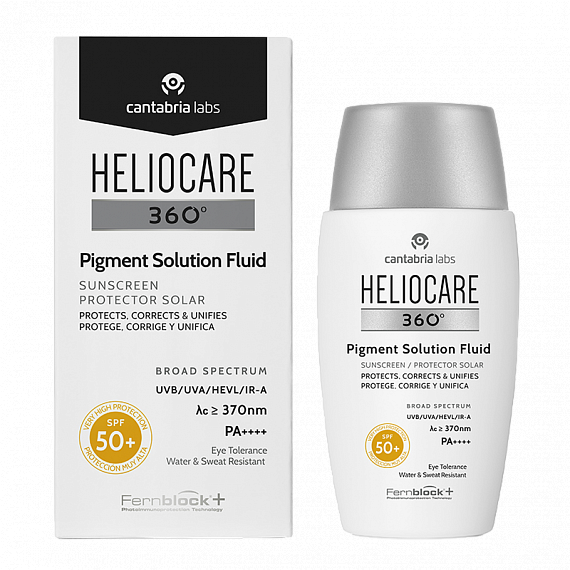 Heliocare 360°  PIGMENT SOLUTION – Солнцезащитн флюид «защита от пигментации» SPF 50+, 50 мл