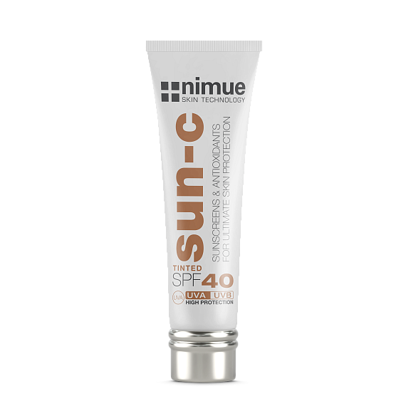 NIMUE SUN-C Tinted SPF 40 (Light) Солнцезащитный крем SPF 40 с тонирующим эффектом (светлый), 60 мл