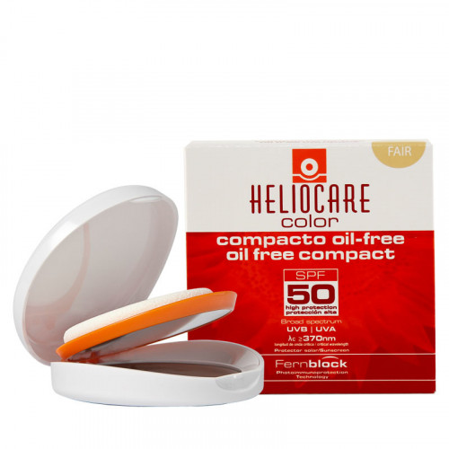 Heliocare Oil Free Крем-пудра компактная с SPF 50 для жирной кожи (светлый натуральный), 10 г