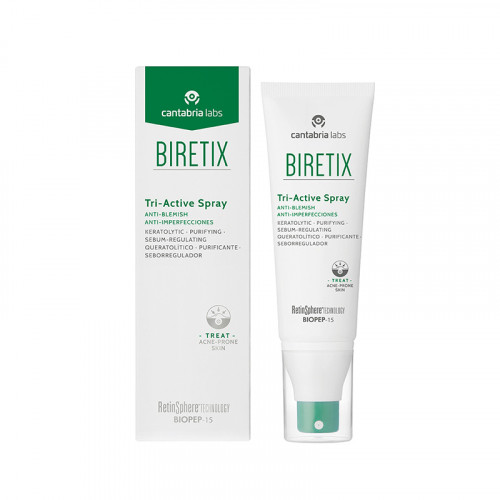 Biretix Tri-Active Spray Anti-Blemish Cantabria Labs Спрей три-актив анти-акне, 100 мл