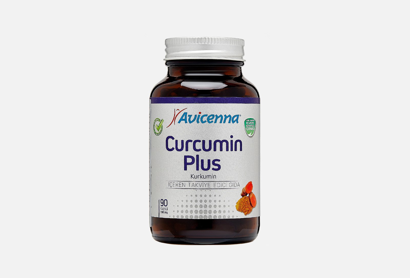 AVICENNA Curcumin Plus Куркумин Плюс, 90 капс.
