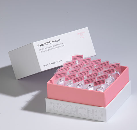 FarmBSK Hyaluronic Acid Meso Увлажняющая сыворотка с гиалуроновой кислотой, 20 х 0,8 мл