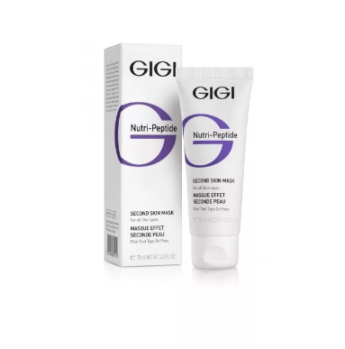 Gigi Np Second Skin Mask Маска-пилинг черная пептидная Вторая кожа, 75 мл