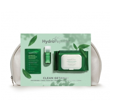 HydroPeptide Косметичка Kit-Clean Get Away-Green Детокс, набор
