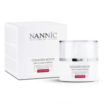 Nannic Facial And Body Care Collagen Boost Day&Night Сыворотка в креме "Коллаген Бустер" для всех типов кожи, 15 мл
