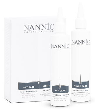 Nannic DAY CARE – Follicle Rejuvenation +NIGHT CARE – Root Stimulation Утренняя сыворотка для питания корней+Вечерняя сыворотка  для стимуляции роста 2x150 мл 