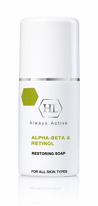 Holy Land Alpha-beta & Retinol Restoring soap Мыло для глубокого очищения и обновления кожи, 110 мл