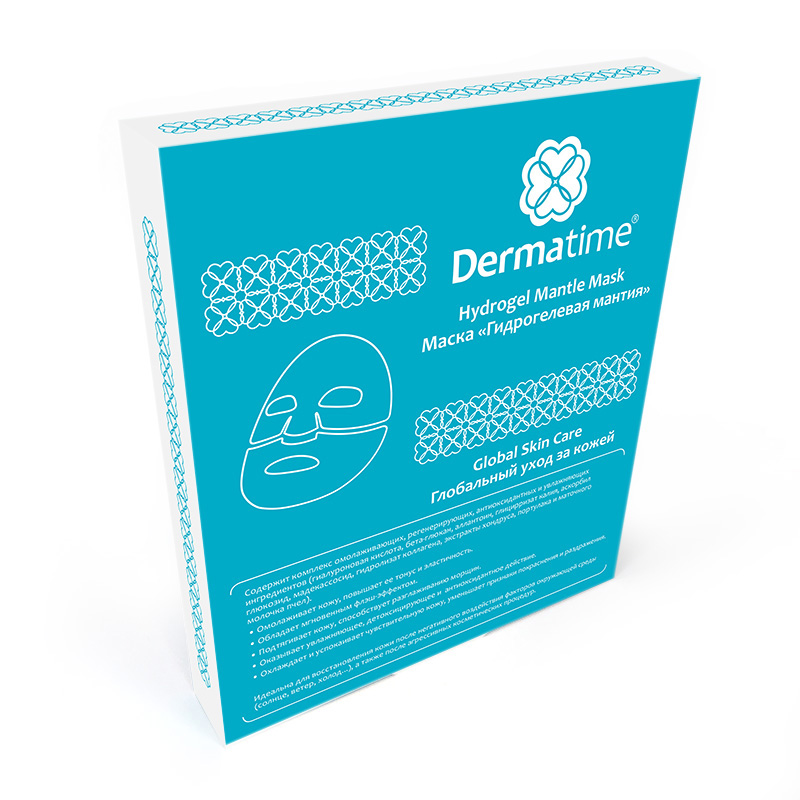  Dermatime Hydrogel Mantle Mask Маска Гидрогелевая мантия, 4 шт