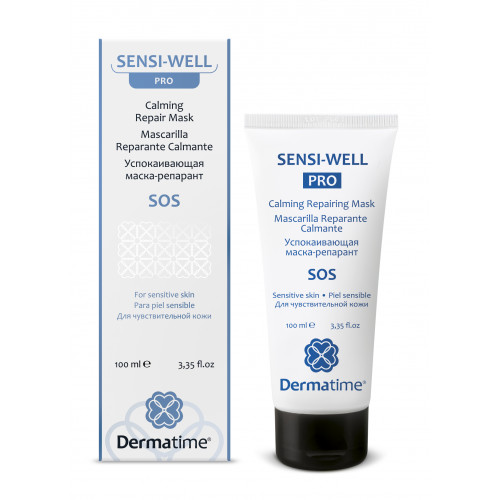 Dermatime SENSI-WELL PRO SOS Calming Repair Mask Успокаивающая маска-репарант. Для чувствительной кожи, 100 мл