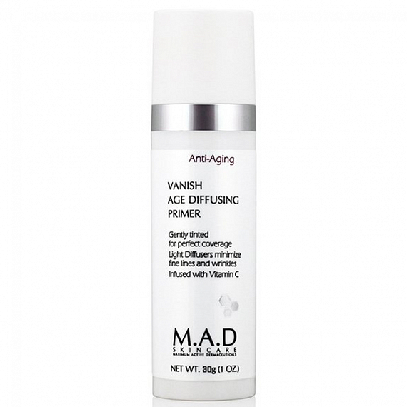 M.a.d Anti-Aging Vanish Age Diffusing Primer Антивозрастной светорассеивающий крем-праймер под макияж, 30 г