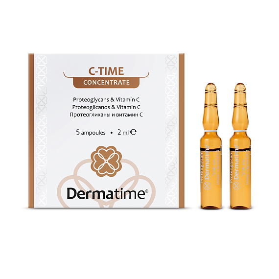 Dermatime C-time Proteoglycans & Vitamin C Протеогликаны и витамин С Коктейль в ампулах