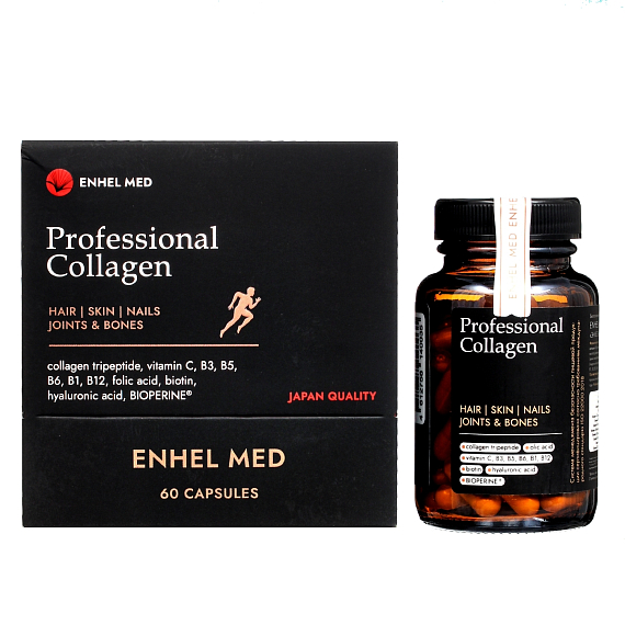 ENHEL MED Professional Collagen Профессиональный коллаген, 60 кап