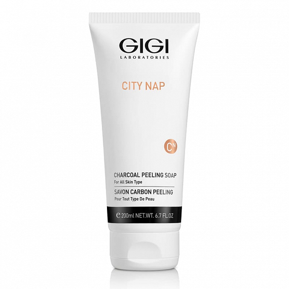 Gigi City NAP Charcoal Peeling soap мыло жидкое для лица, 200мл