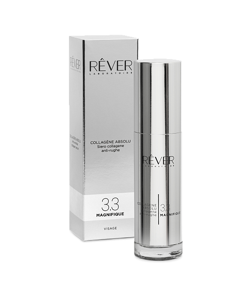 Rever 3.3 COLLAGÈNE ABSOLU Siero collagene anti-rughe Реструктуризирующая сыворотка с коллагеном, 30 мл