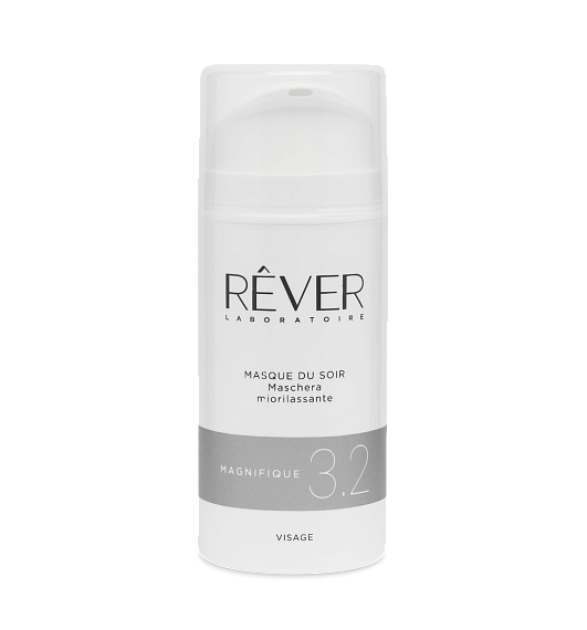 Rever 3.2 MASQUE DU SOIR Maschera miorilassante Ночная маска миорелаксант с алмазной пудрой, 100 мл