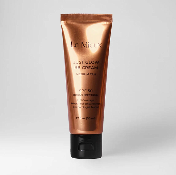 Le Mieux Just Glow BB Cream Medium Tan BB Крем для лица, с оттенком среднего загара SPF50, 50 мл