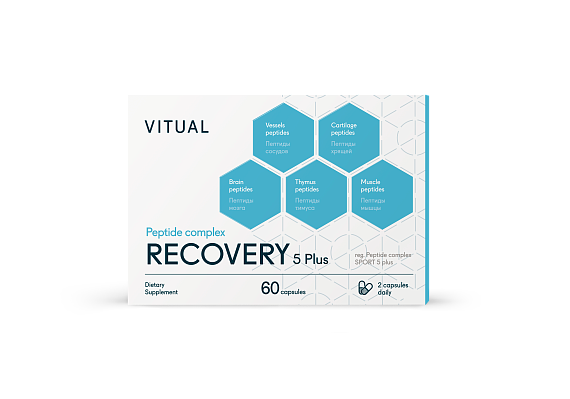 VITUAL Комплекс пептидов RECOVERY 5 Plus, 60 таб.