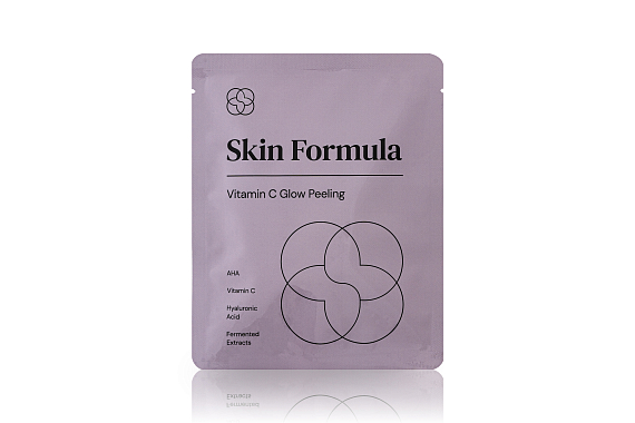 Skin Formula Vitamin C Glow Peeling Омолаживающий пилинг для сияния и выравнивания тона кожи, 15 мл