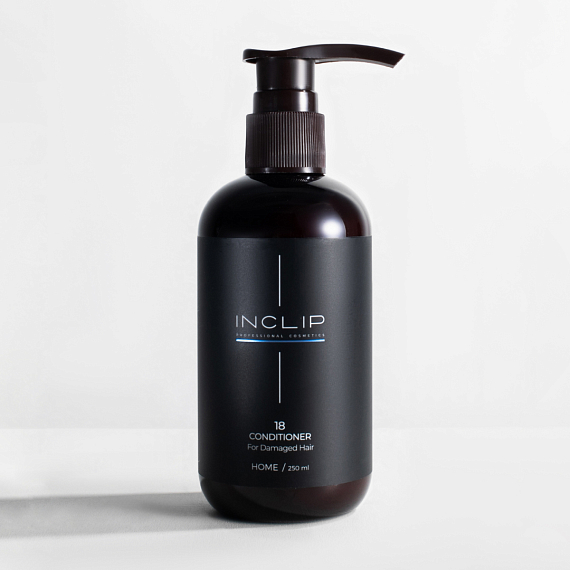 Inclip №18 Кондиционер для реконструкции поврежденных волос с кератином, 250 мл
