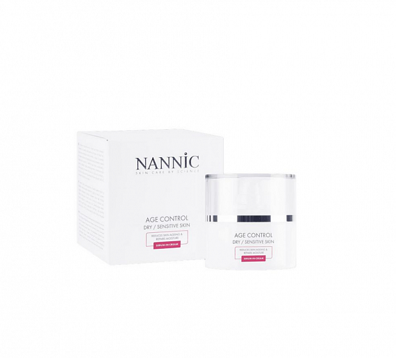 Nannic Age Control Dry/Sensitive skin Сыворотка в креме для сухой и чувствительной кожи, 15 мл