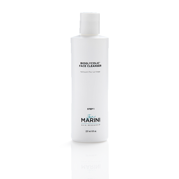 Jan Marini Bioglycolic Face Cleanser Очищающая эмульсия на основе гликолевой  кислоты для выравнивания тона и рельефа кожи, 237 мл