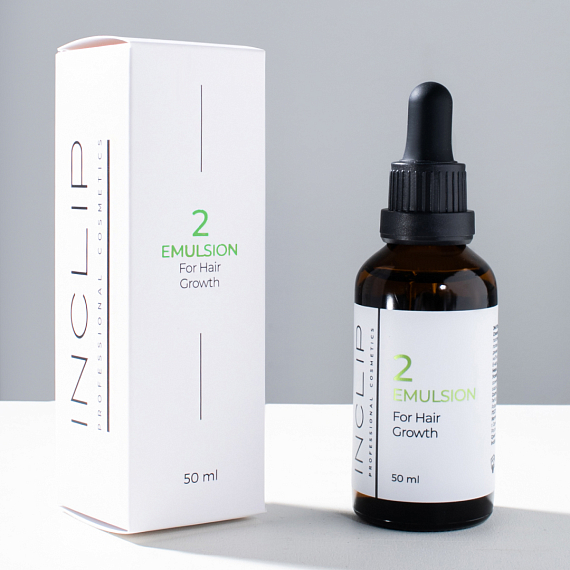Inclip №2 Кислородная эмульсия для роста волос, 50 мл