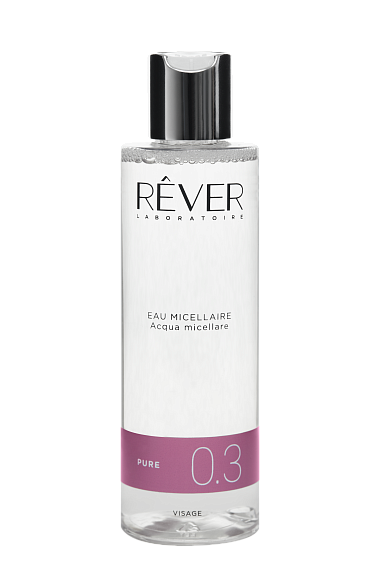 Rever 0.3 EAU MICELLAIRE Acqua micellare Деликатная мицеллярная вода, 200 мл