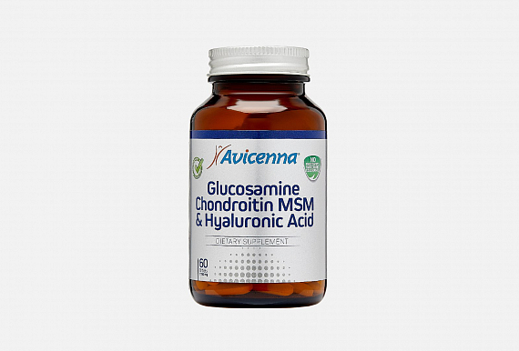 AVICENNA Glucosamine Chondroitin MSM Глюкозамин Хондроитин MSM, 60 капс.