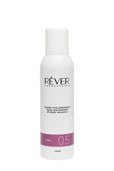 Rever 0.5 NUAGE HYALURONIQUE Spray iperidratante all'acido ialuronico Экстраувлажняющий тоник-спрей с гиалуроновой кислотой, 150 мл