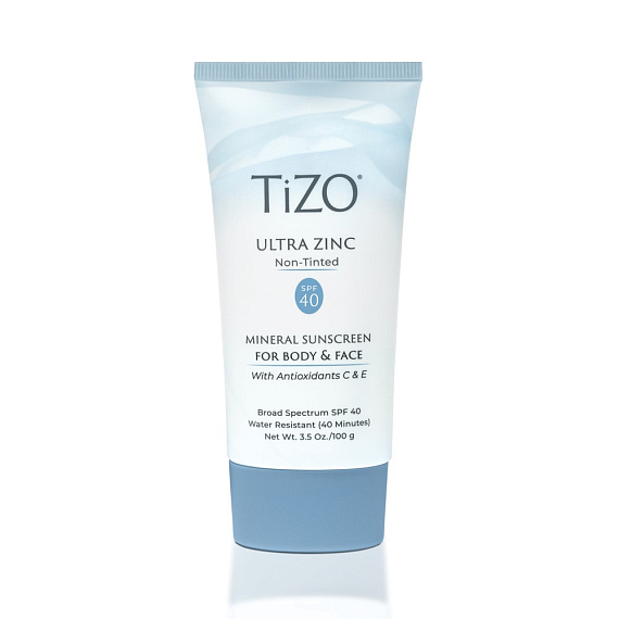 TIZO ULTRA Zinc SPF-40 Non-Tinted Крем солнцезащитный для лица и тела, 100 мл