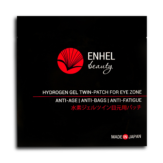 ENHEL Hydrogen gel twin-patch for eye zone Enhel beauty Водородные гелевые патчи, 3 шт.
