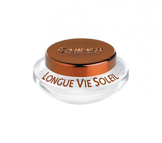 Guinot Longue Vie Soleil Visage – Омолаживающий крем для лица до и после загара “Долгая жизнь клетки”, 50 мл