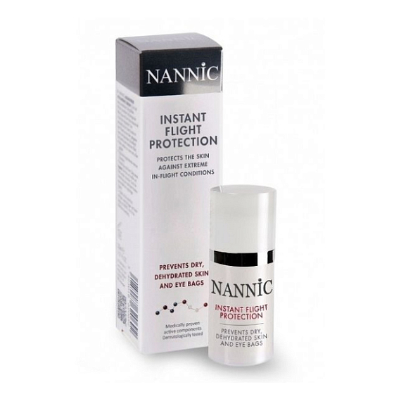 Nannic Facial And Body Care Instant Flight Protection Увлажняющая крем-сыворотка Полёт, 15 мл