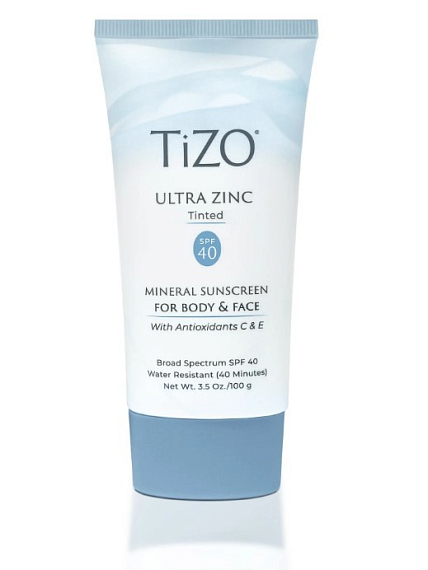 TIZO ULTRA Zinc SPF-40 Tinted Крем солнцезащитный для лица и тела, 100 мл