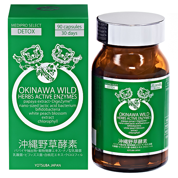 ENHEL Okinawa wild plant enzyme Дикие травы Окинавы (Активный детокс), 90 шт/уп