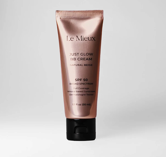 Le Mieux Just Glow BB Cream Natural Beige BB Крем крем для лица, оттенок натуральный бежевый SPF50, 50 мл