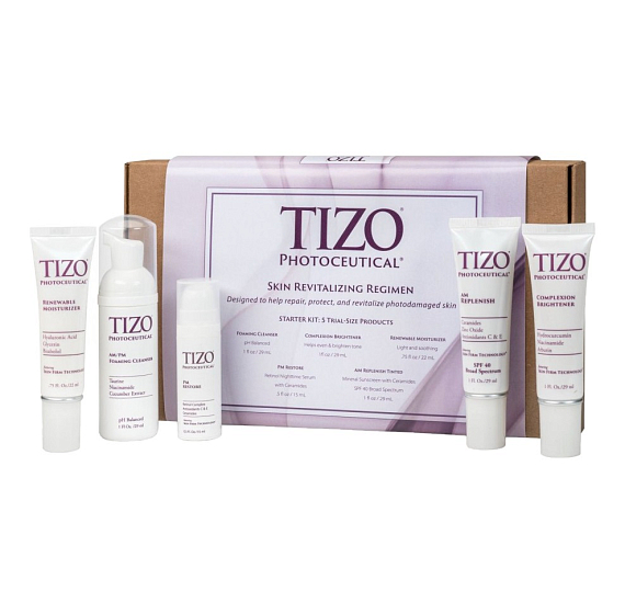 TIZO Skin Revitalizing Regimen Kit TRIAL Набор для защиты и восстановления