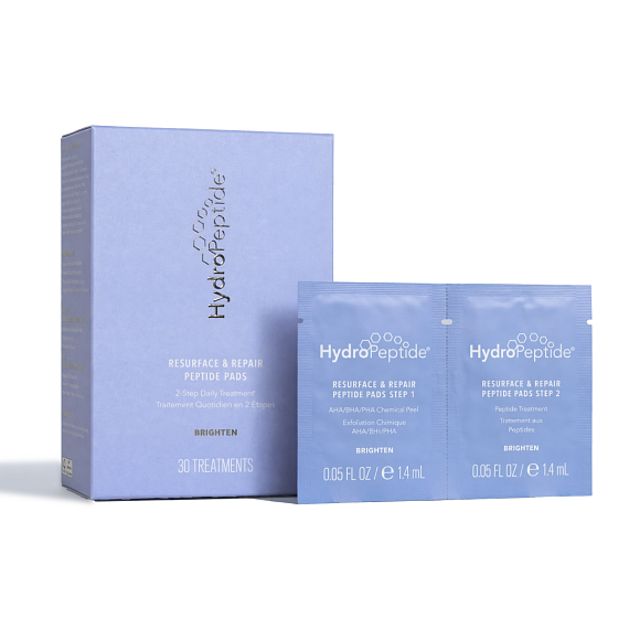 HydroPeptide RESURFACE & REPAIR PEPTIDE PADS ПИЛИНГ-СИСТЕМА ДЛЯ СИЯНИЯ И ВОССТАНОВЛЕНИЯ КОЖИ, 30 шт