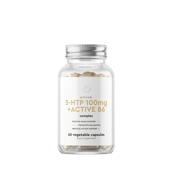 Probiolab 5-HTP 100 mg + Active B6 Пробиолаб 5-гидрокситриптофан 100 мг + Актив B6, 60 капс