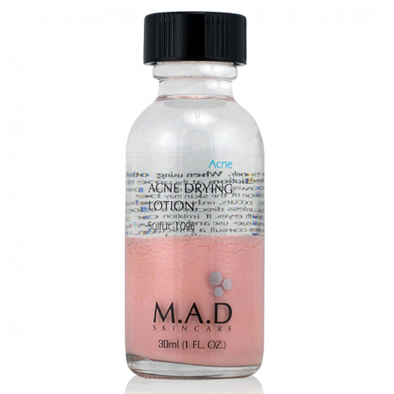 M.a.d Acne Drying Lotion w Sulfur 10% Подсушивающий лосьон с 10% серой, 30 мл