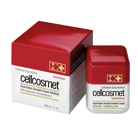 Cellcosmet Dual-Action Smooth Exfoliant  Cream Отшелушивающий крем двойного действия, 60 мл