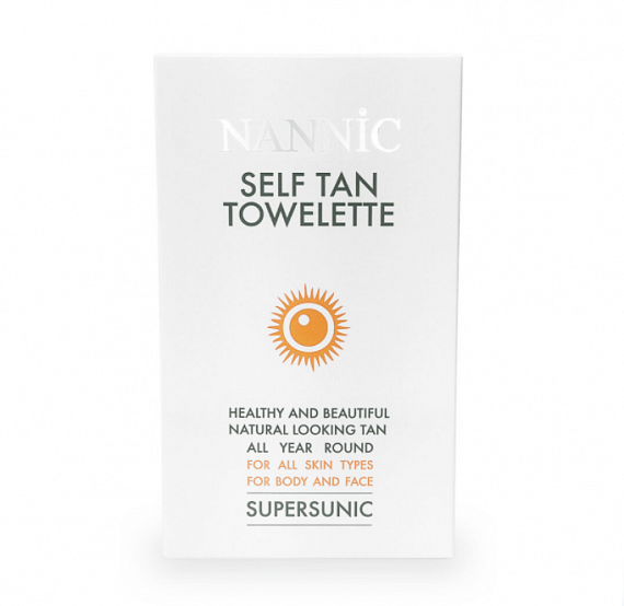 Nannic Self Tan Towel, 8 towels Салфетки для автозагара в наборах по 8 шт 