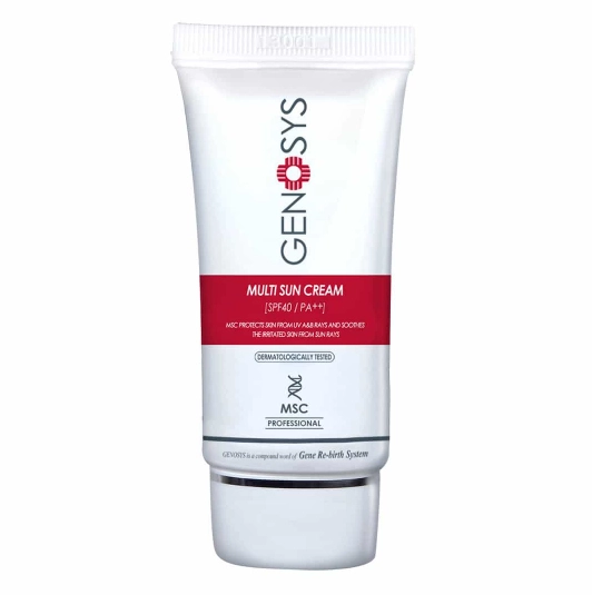 Genosys Multi Sun Cream SPF 40+ PA++ Cолнцезащитный мультифункциональный крем, 40 мл