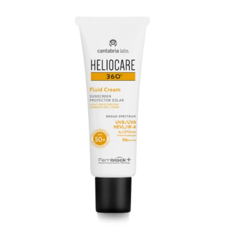 Heliocare 360º Fluid Cream spf 50+ Sunscreen Солнцезащитный крем-флюид, 50 мл