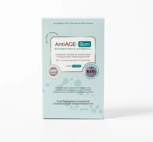 AlfaBiom AntiAGE-Biom Пробиотик, 1 уп