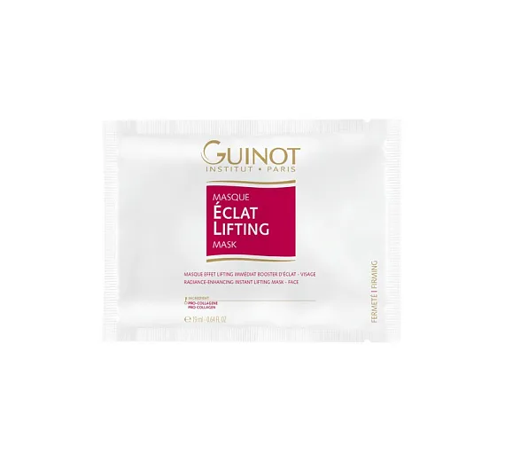 Guinot Masque Eclat Lifting — Маска с эффектом мгновенного лифтинга и сияния, 4х19 мл