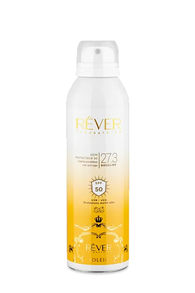 Rever 27.3 Soin Protecteur 50 Crema protettiva con anti-age Солнцезащитный крем-спрей SPF 50, 150 мл