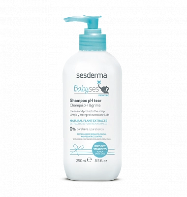 Sesderma BABYSES PEDIATRIC Shampoo pH tear  - Детский шампунь «без слёз», 250 мл